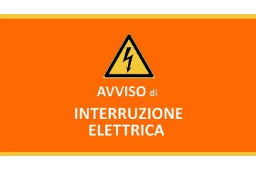 Avviso di interruzione di energia elettrica per il giorno 12 Dicembre 2025